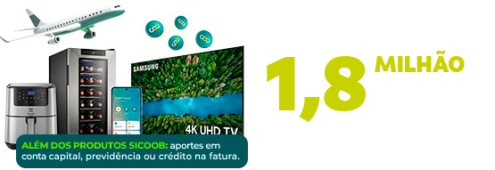 1,8 Milhão de Pontos Coopera